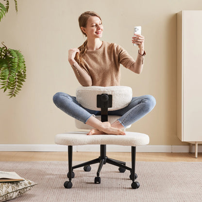 Ergonomic Kneeling Chair with Back Support