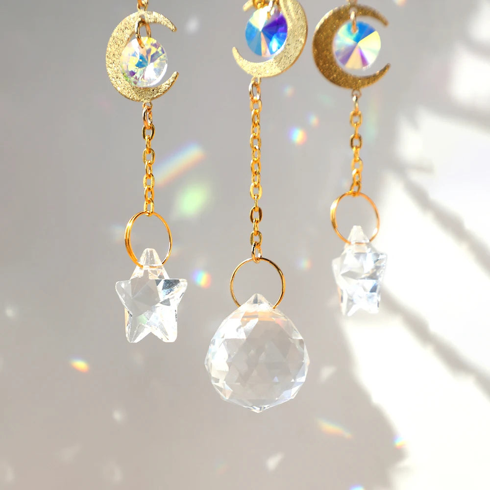Dreamcatcher Crystal Suncatcher