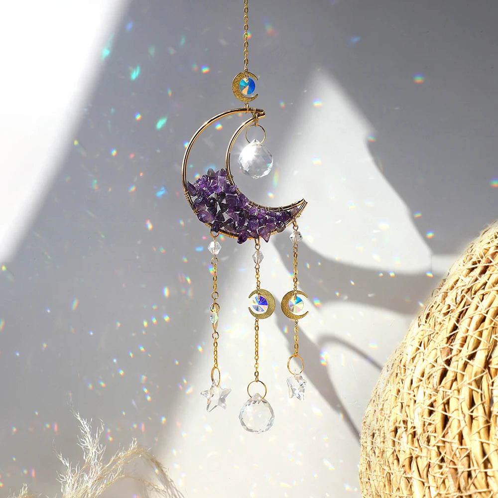 Dreamcatcher Crystal Suncatcher