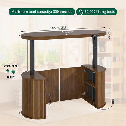 Electric Standing Desk with Storage