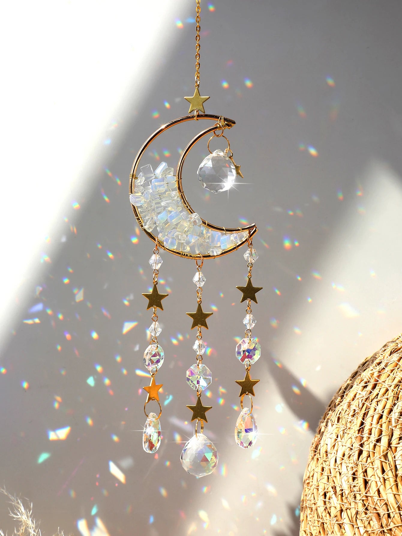 Dreamcatcher Crystal Suncatcher