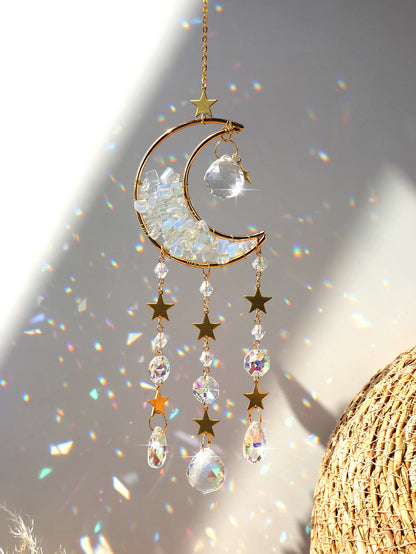 Dreamcatcher Crystal Suncatcher