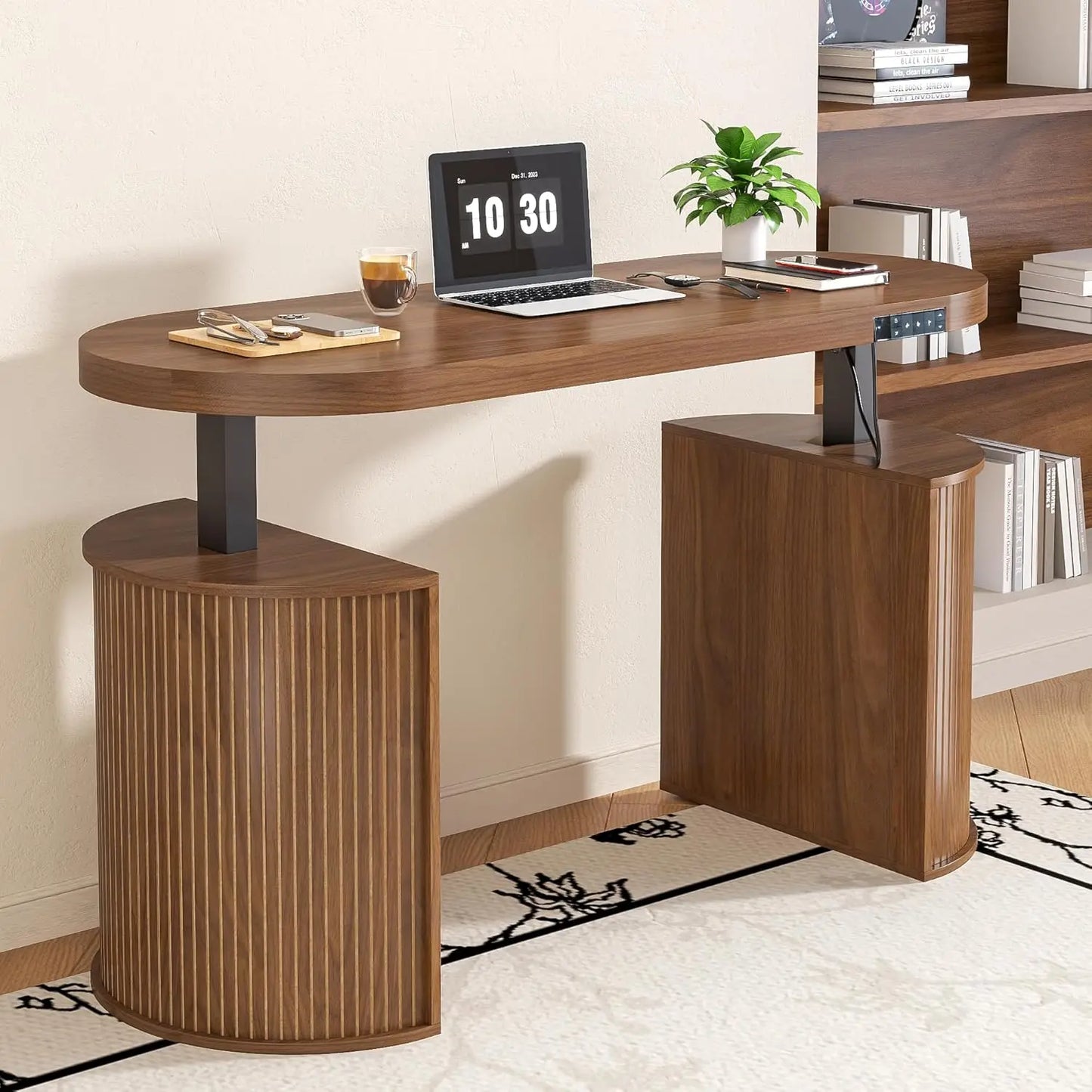 Electric Standing Desk with Storage