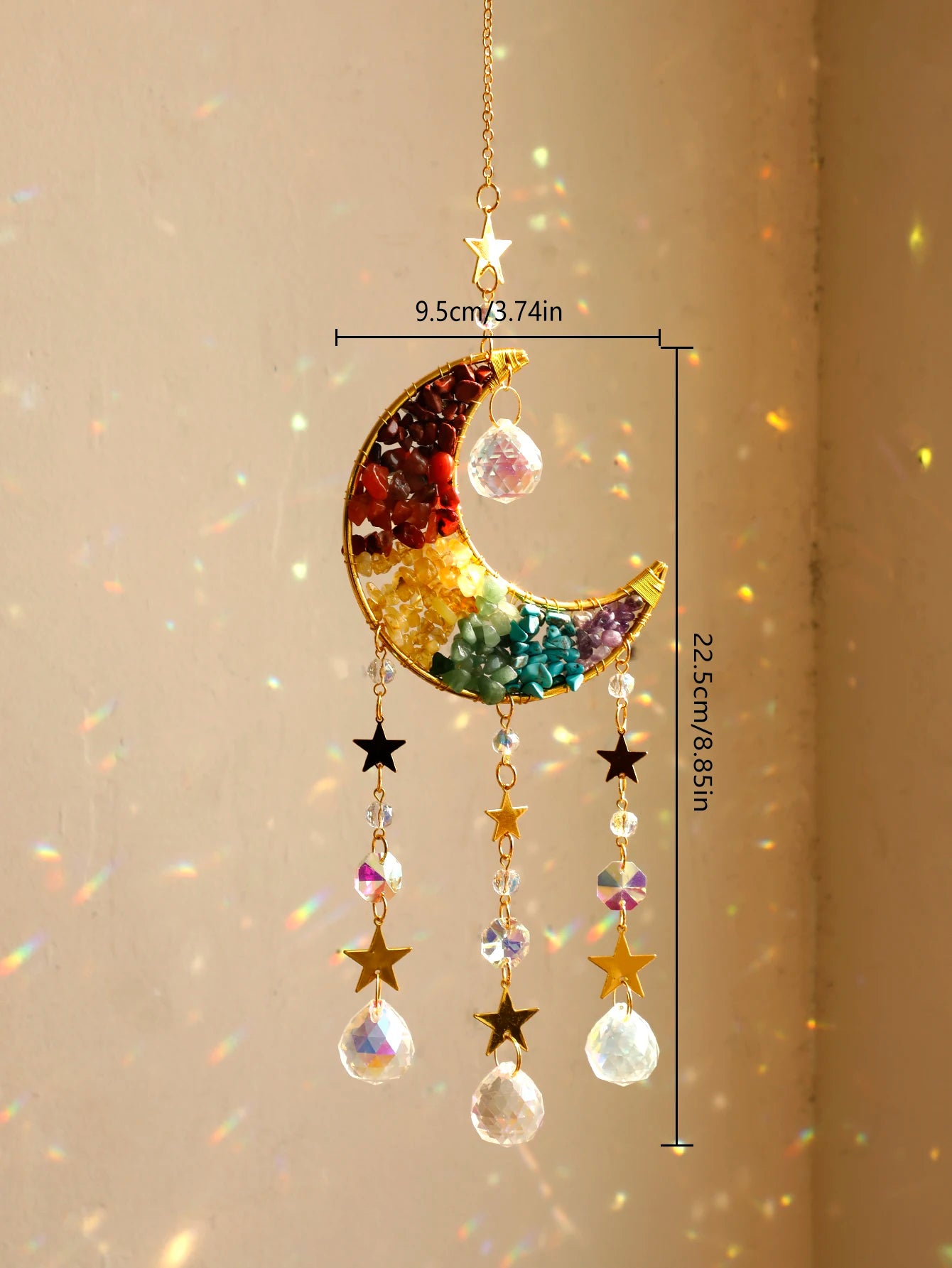 Dreamcatcher Crystal Suncatcher
