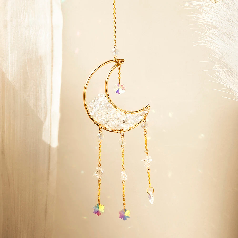 Dreamcatcher Crystal Suncatcher