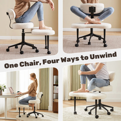 Ergonomic Kneeling Chair with Back Support