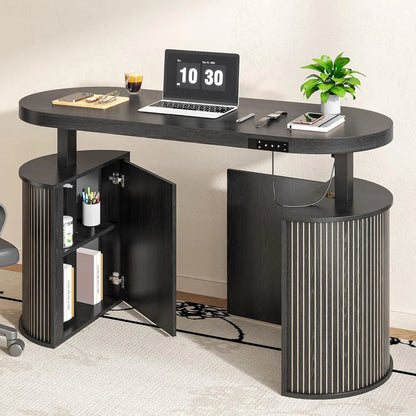 Electric Standing Desk with Storage