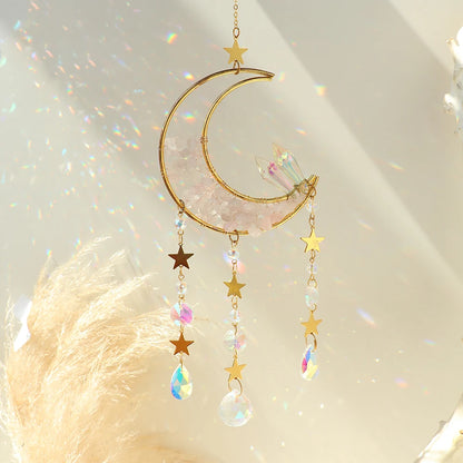 Dreamcatcher Crystal Suncatcher