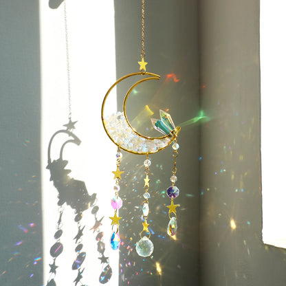 Dreamcatcher Crystal Suncatcher