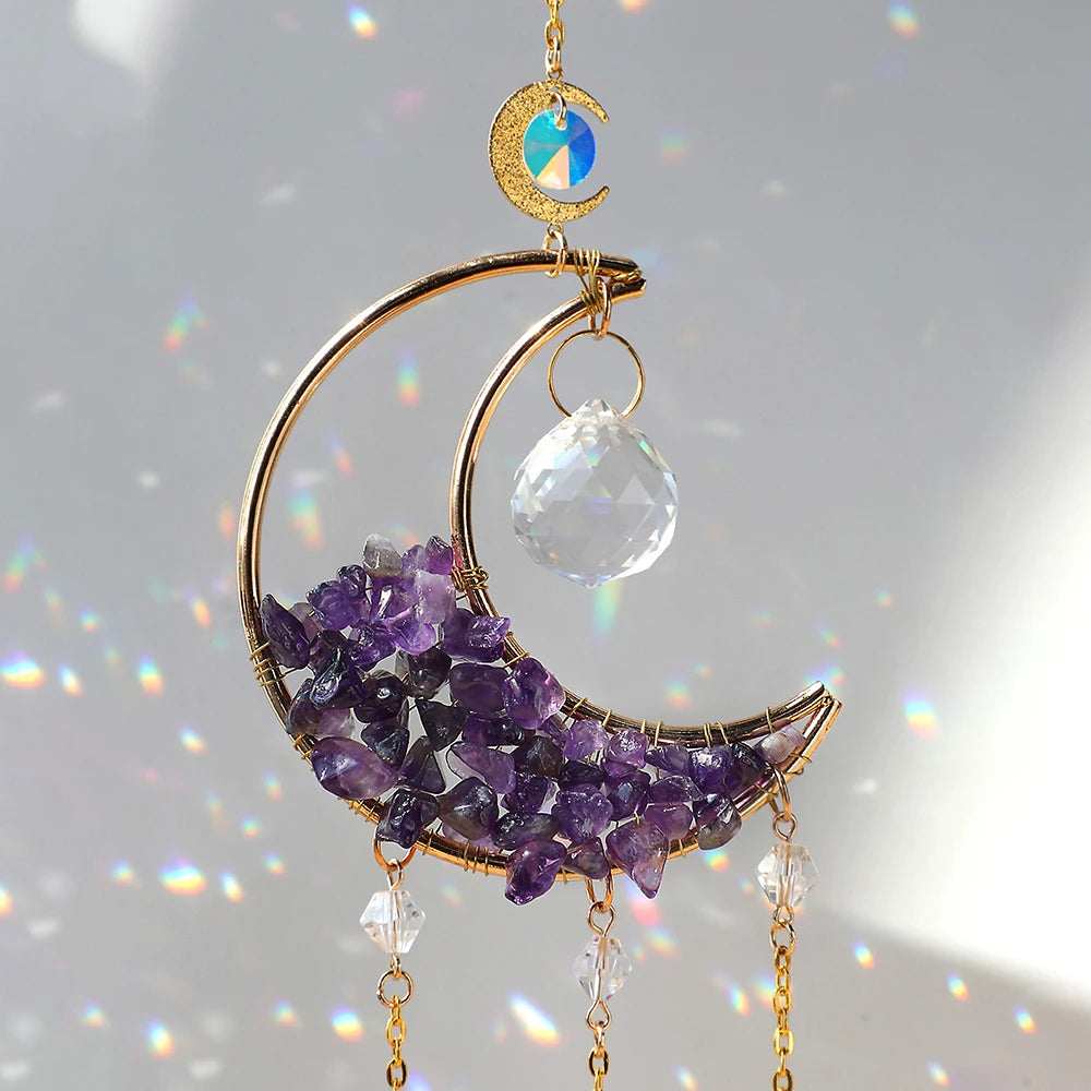 Dreamcatcher Crystal Suncatcher
