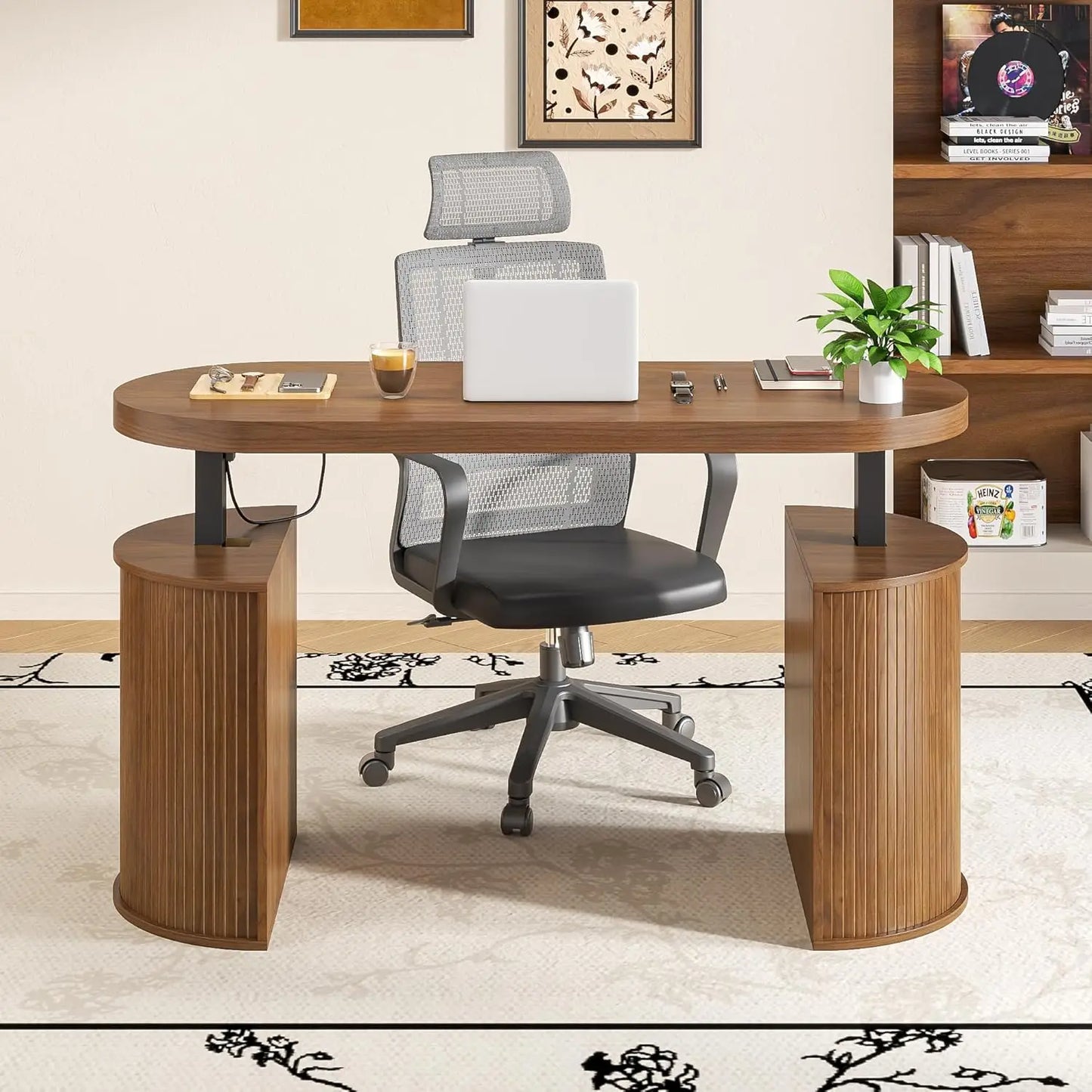 Electric Standing Desk with Storage