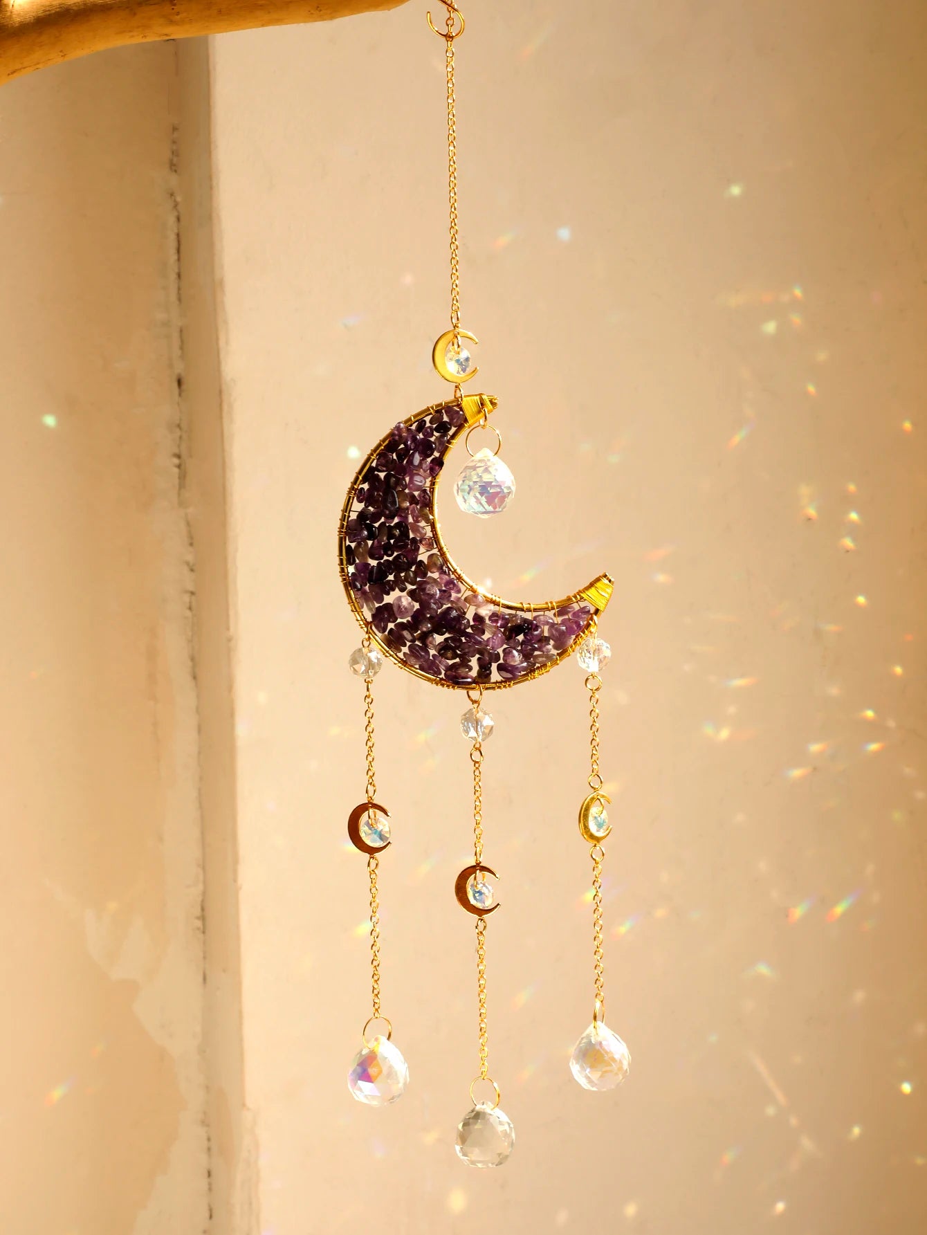 Dreamcatcher Crystal Suncatcher