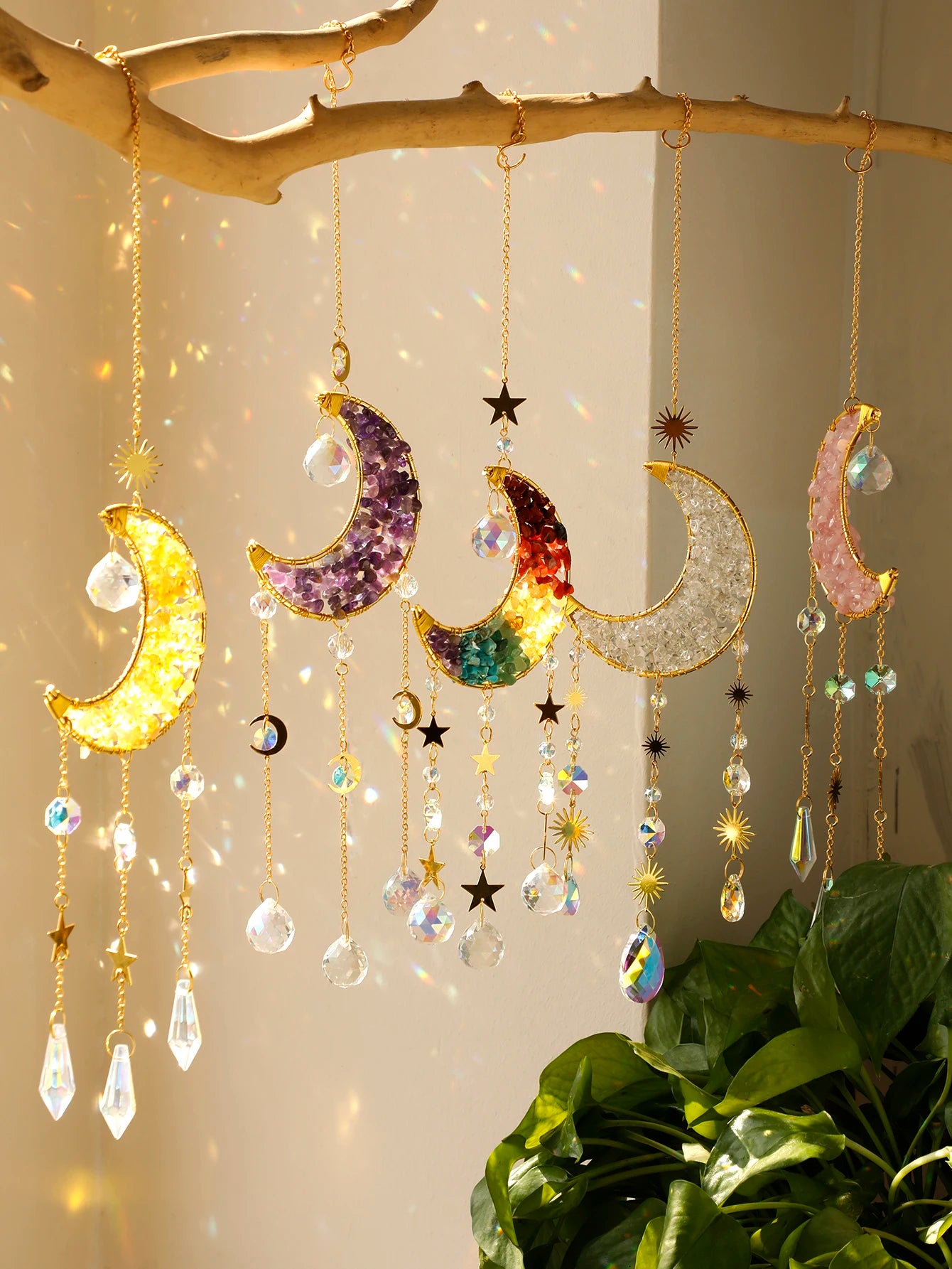 Dreamcatcher Crystal Suncatcher
