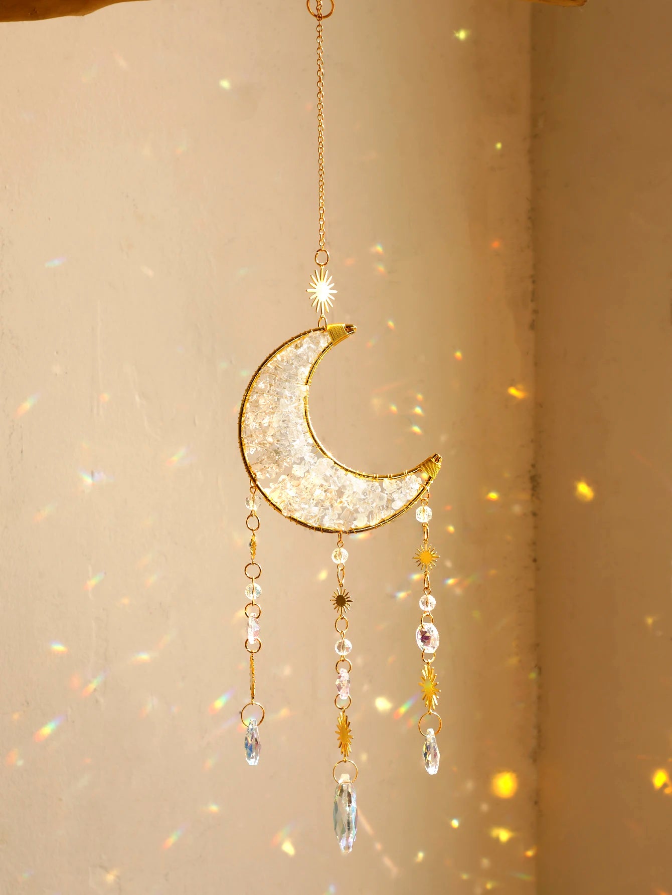 Dreamcatcher Crystal Suncatcher