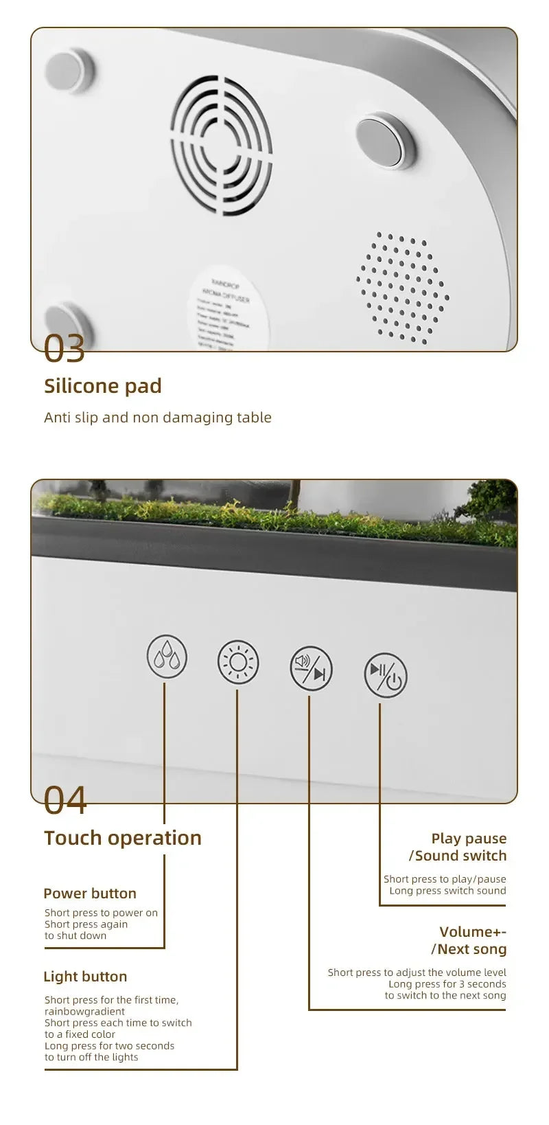 Rain Humidifier Raindrop