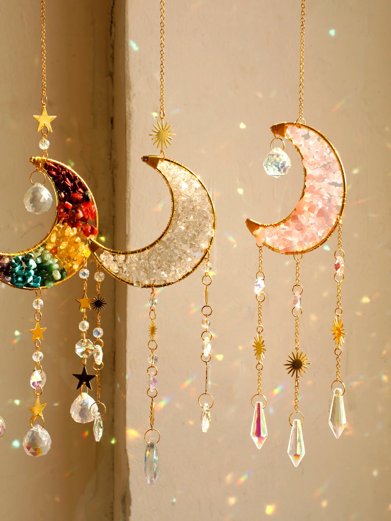 Dreamcatcher Crystal Suncatcher