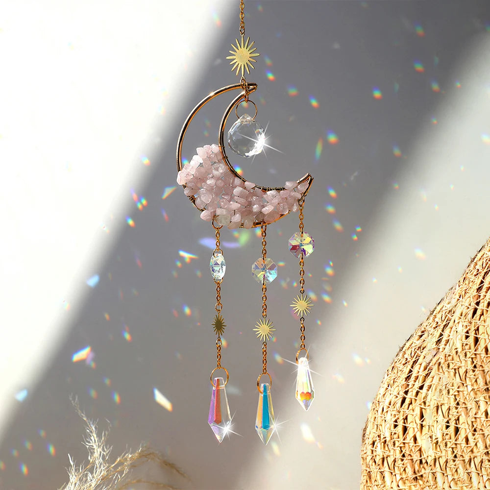 Dreamcatcher Crystal Suncatcher