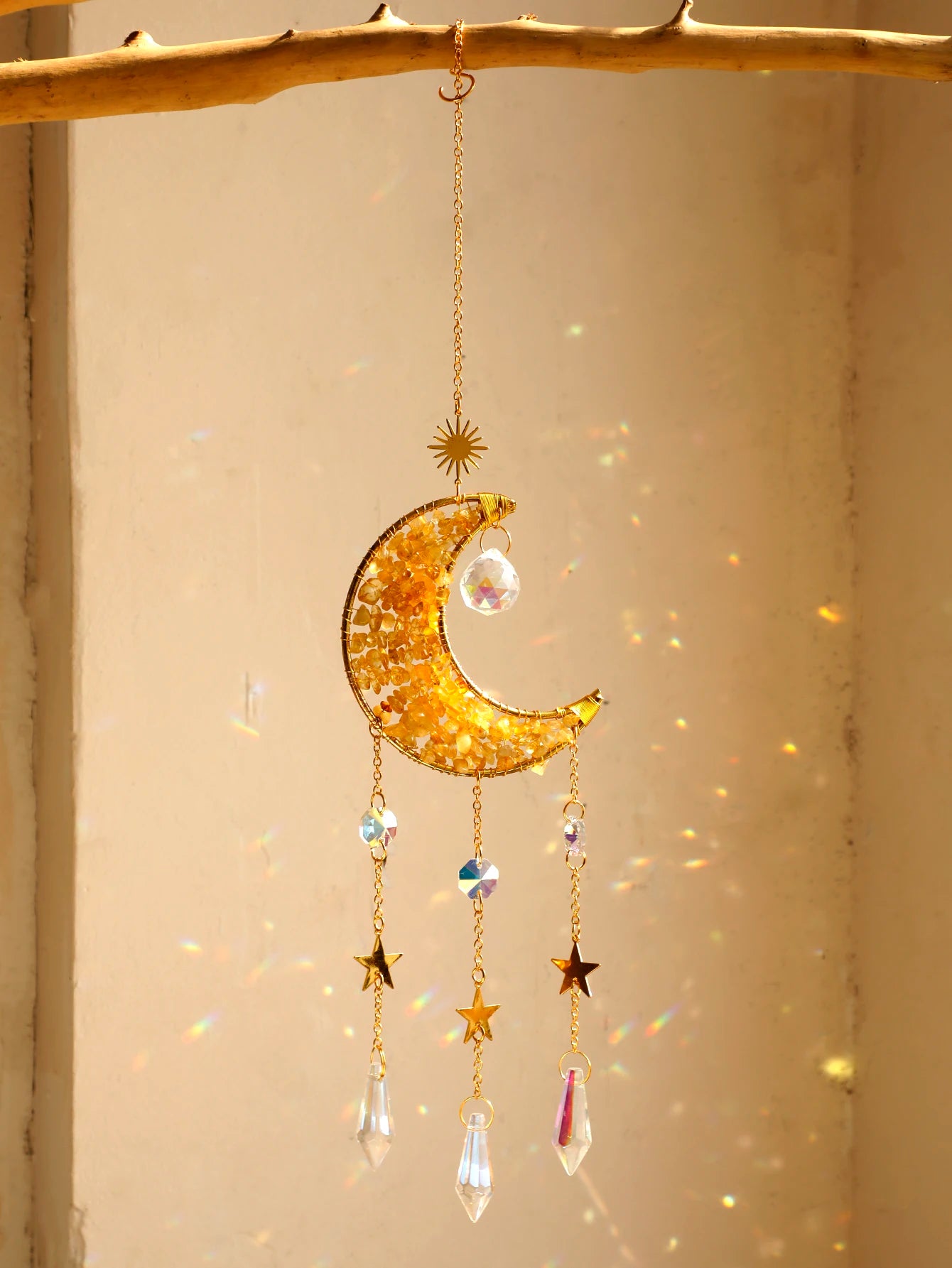 Dreamcatcher Crystal Suncatcher