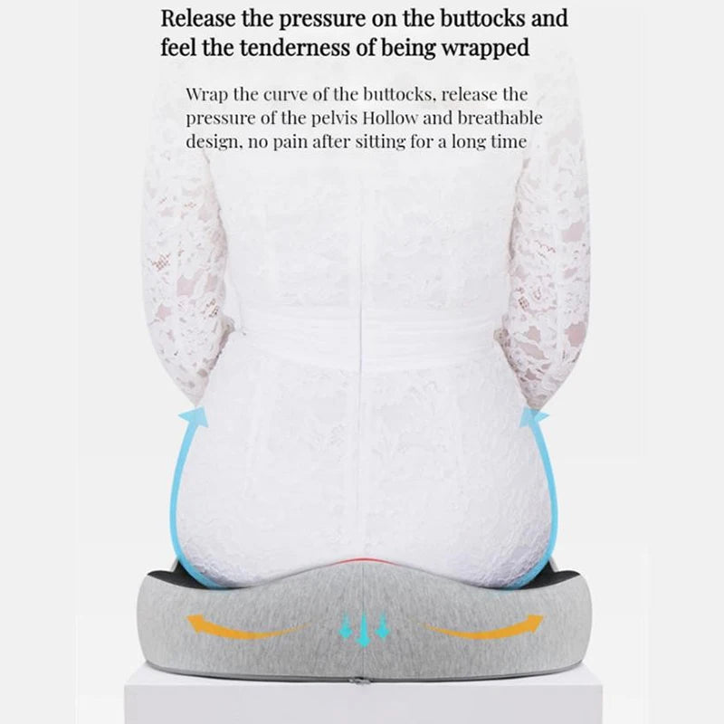 Ergonomic Memory Foam Office Chair Cushion