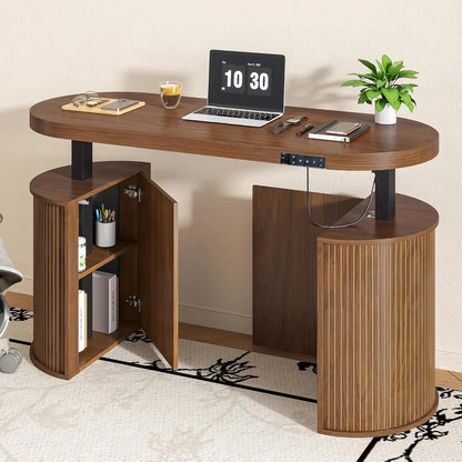 Electric Standing Desk with Storage