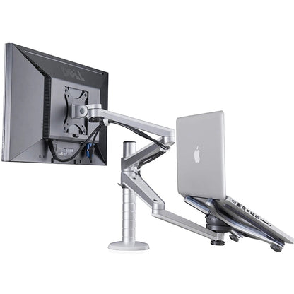 Dual Monitor and Laptop Desk Stand