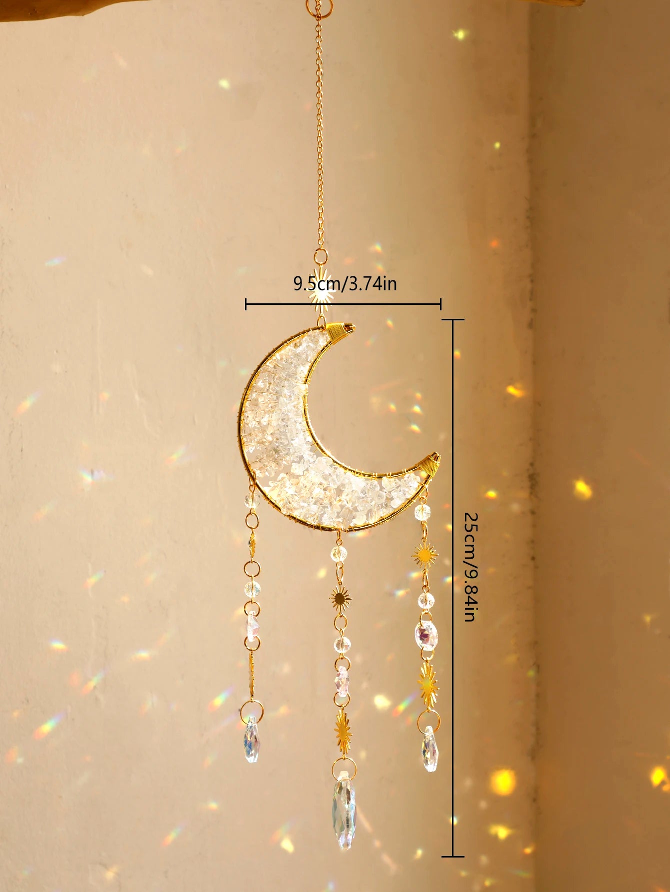 Dreamcatcher Crystal Suncatcher