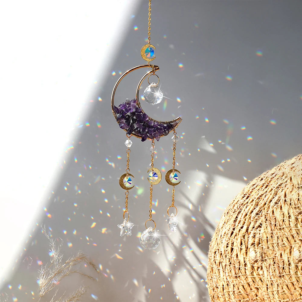 Dreamcatcher Crystal Suncatcher