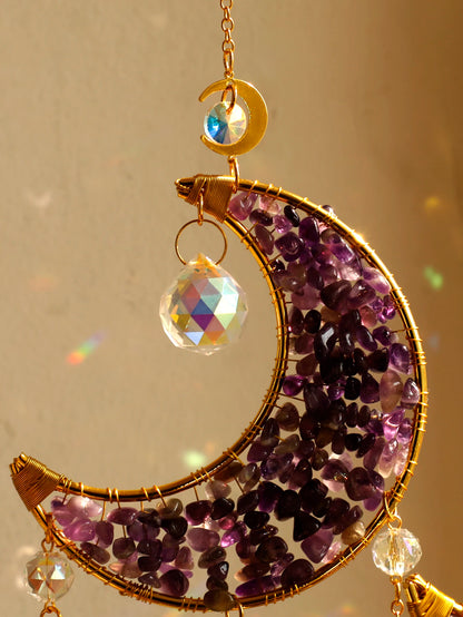 Dreamcatcher Crystal Suncatcher